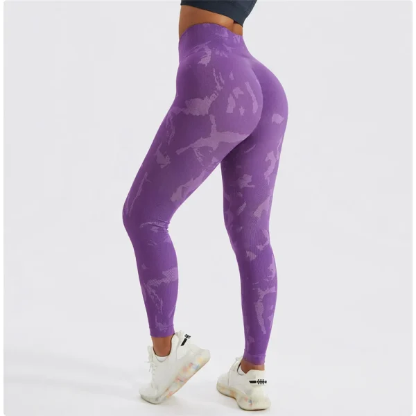 Camouflage Yoga Leggings - Image 3